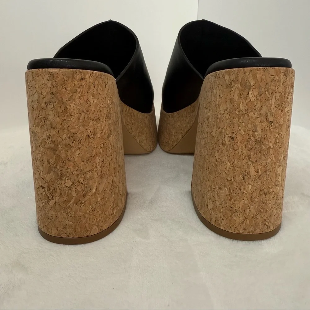Stella McCartney Skyla Alrer Eco Platform Block Heel Slide Sandal
